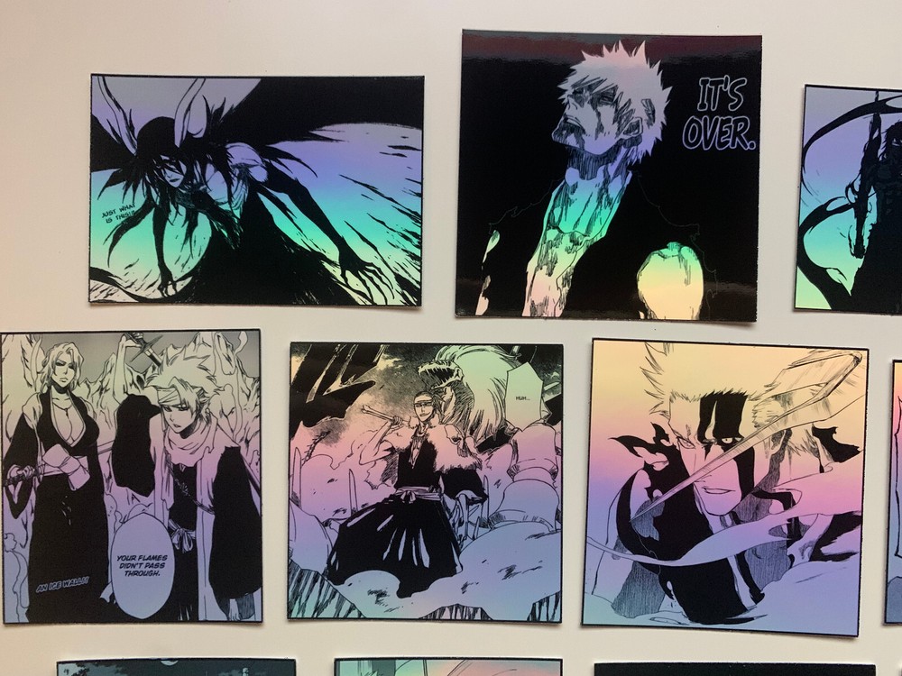 Manga Panel Bleach Sticker Bundle - Anime Loptop Stickers