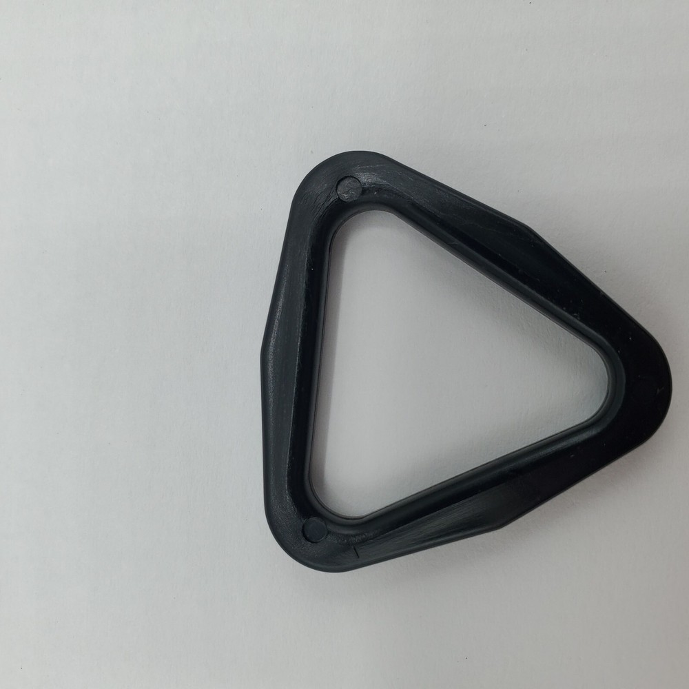 Fastex Dee Ring D-Ring 1" 1 Inch Inside Triangle Black Plastic Buckle Strap Nos