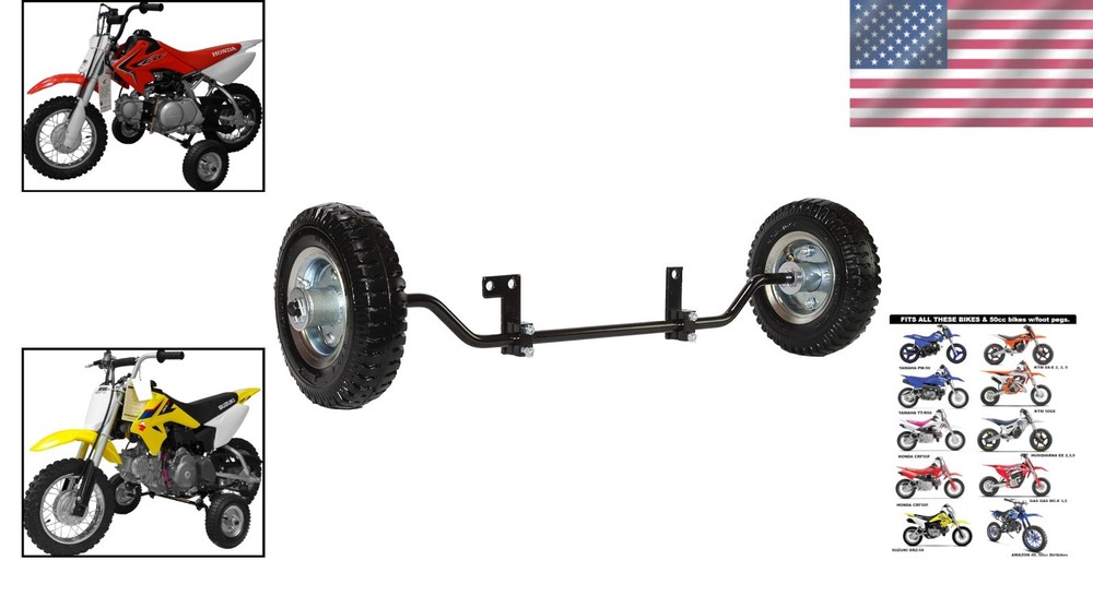 Universal Fit Training Wheels for Motorcycles=