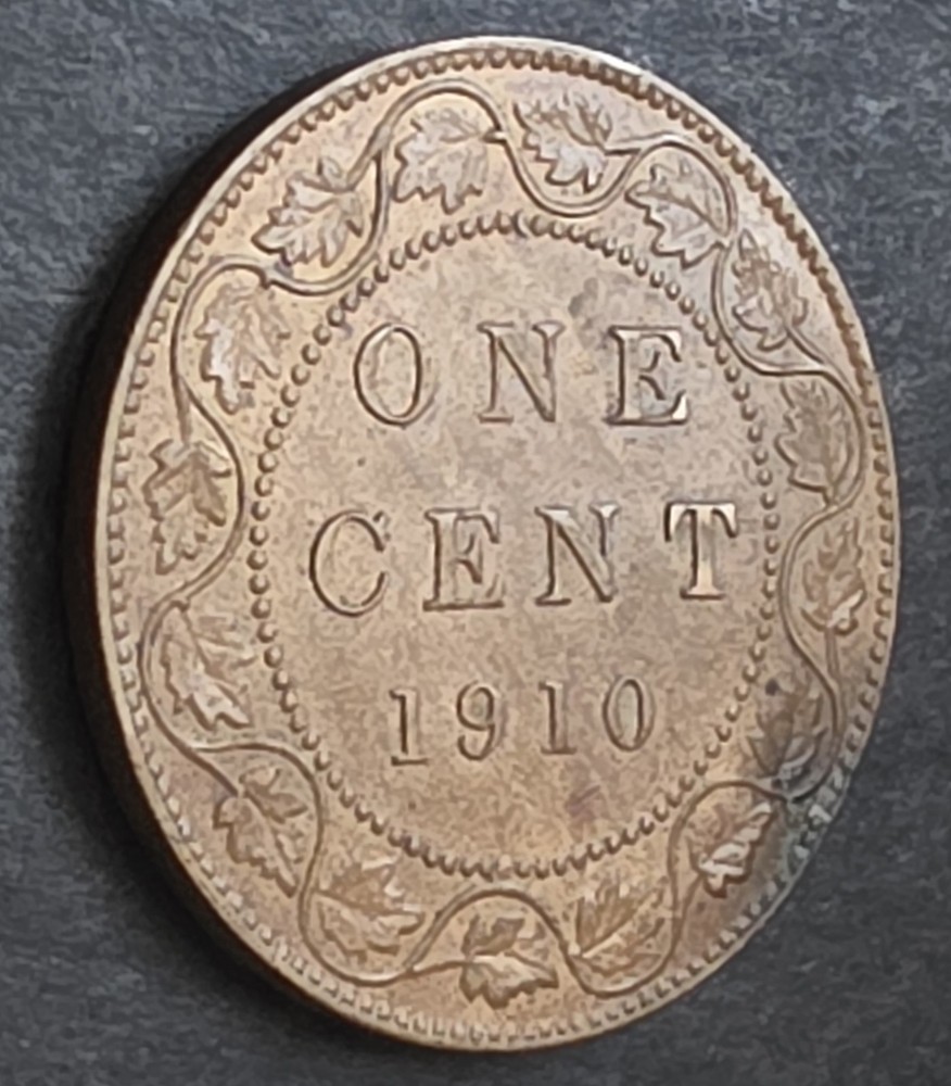 •1910•CANADA•ONE CENT•
