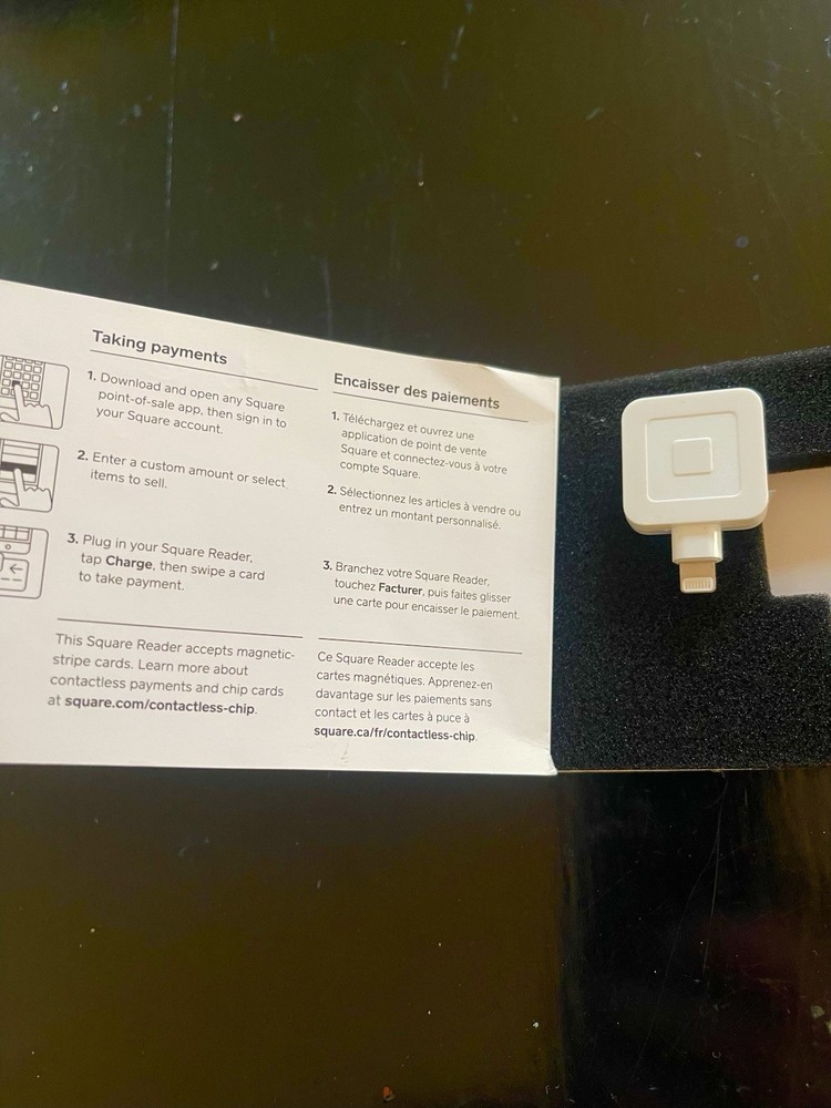 Square Reader for Magstripe Credit Card Reader Mobile for iPhone