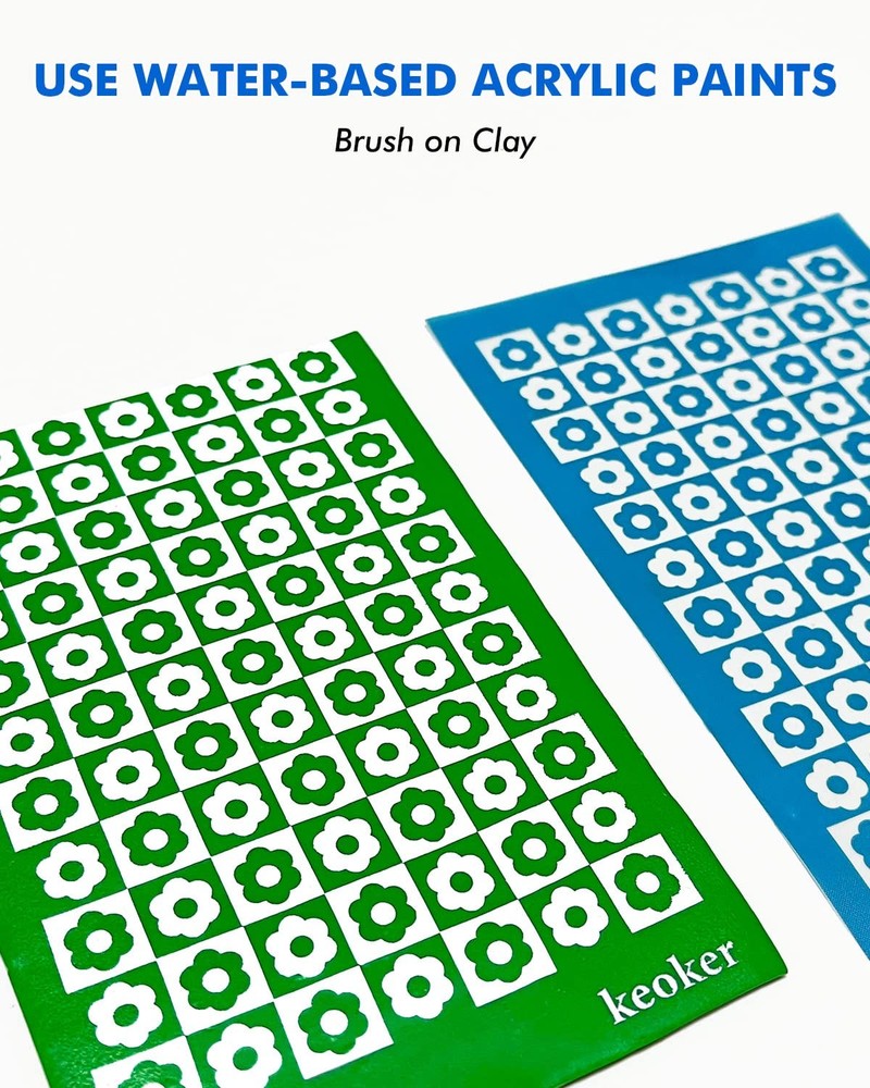 Silk Screen Stencils for Polymer Clay,Cheetah Leopard Silk Screen for Polymer...