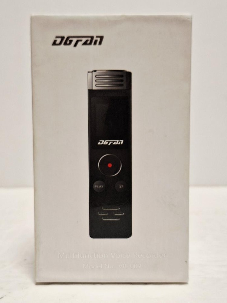 DGFAN Multifunction Voice Recorder, Model No. VR 009. New Open Box