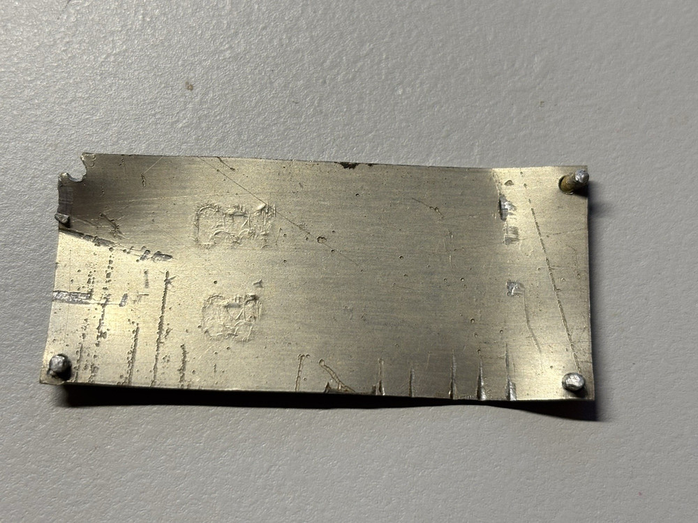 WWII Japanese Electrical Equipment Data Plate