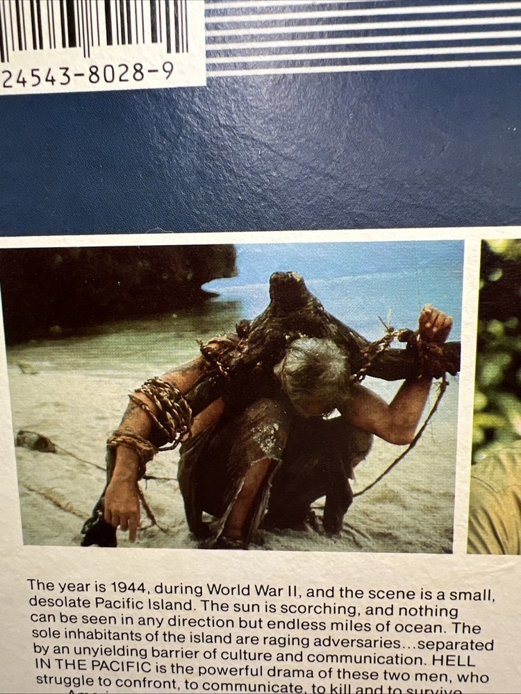 Hell in the Pacific RCA CED Videodisc Selectavision