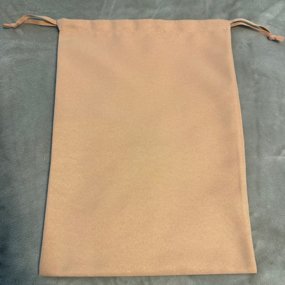 Stuart Weitzman Blush Pink Drawstring Shoe Dust Bag Large