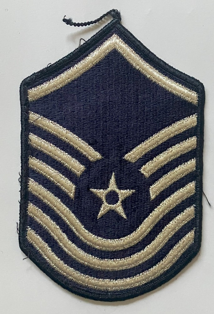 USAF Air Force pre 1991 Senior Master Sergeant rank patch