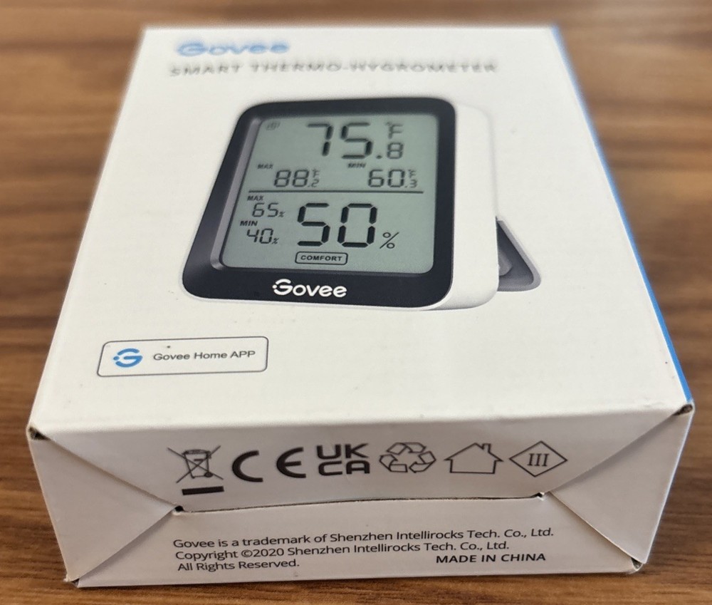 Govee Smart Thermo-Hygrometer H5075 Temperature & Humidity Sensor App Control