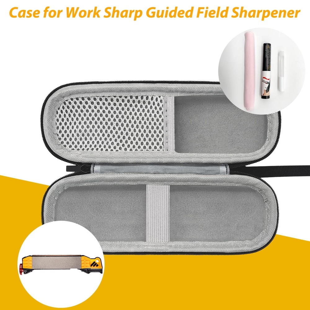 Hard Travel Carrying Case for Work Sharp Guided Field Sharpener Black