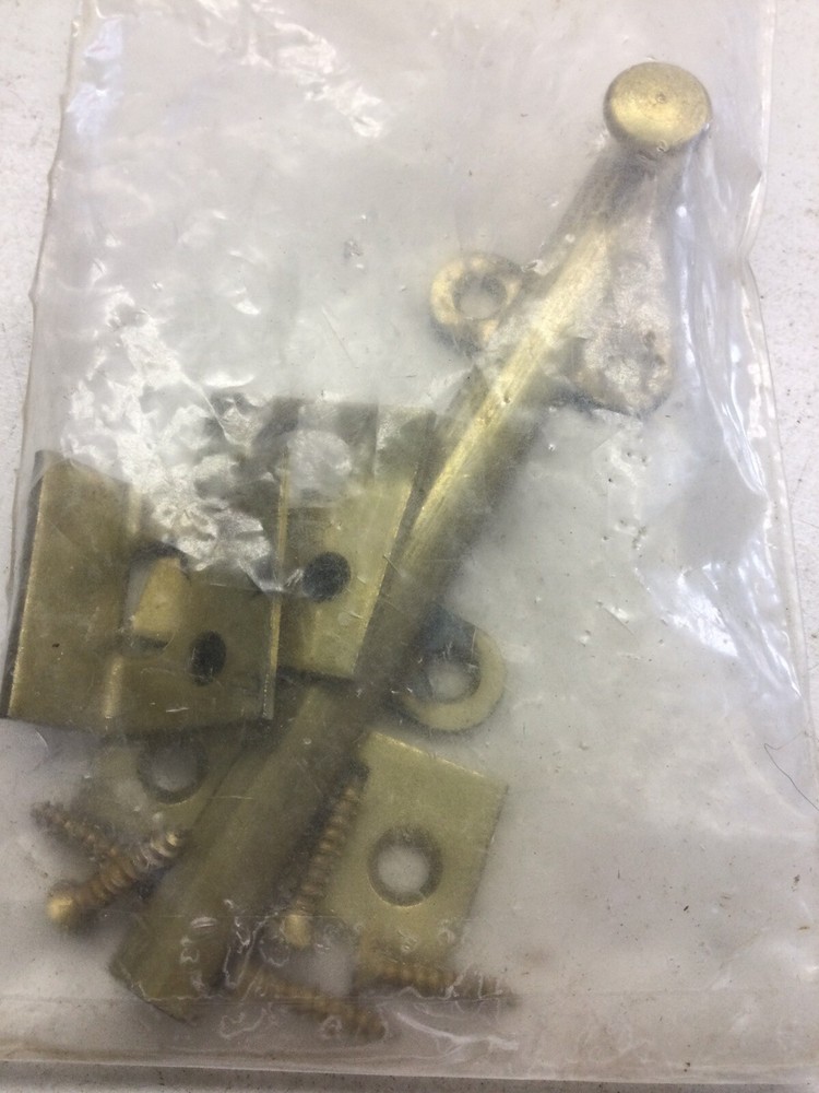 Lawrence 4” Surface Bolt Satin Brass D283S-DB