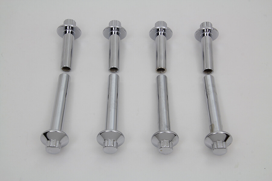 Cylinder Head Bolt Set Chrome fits Harley Davidson