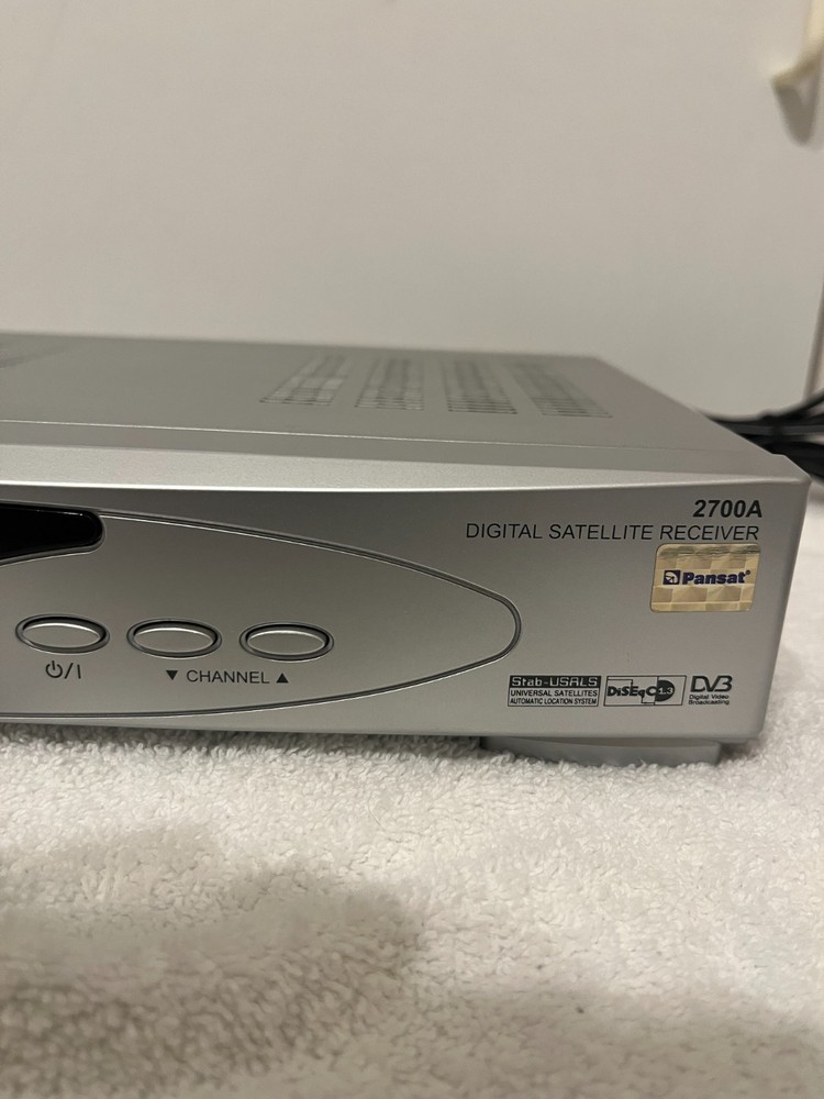 📺 Pansat 2700A Satellite Receiver & Remote – Tested