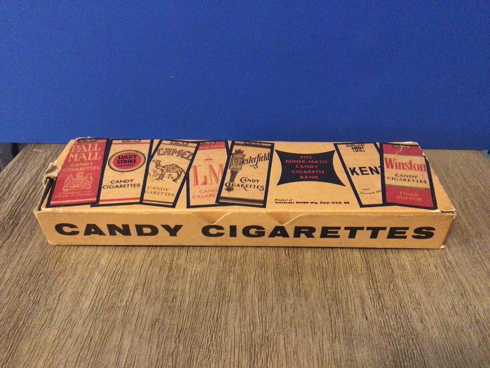 Candy Cigarette Box - Alexander Miner Mfg Corp- Empty