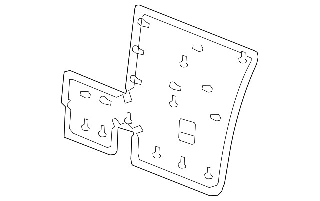 Genuine Nissan Seat Back Panel 88659-4BA2B