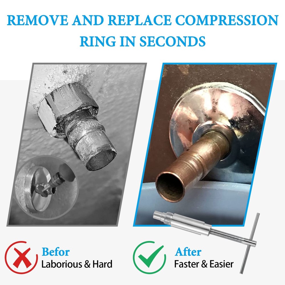 Compression Sleeve Puller And Sleeve Remover For 1/2 Inch Compression