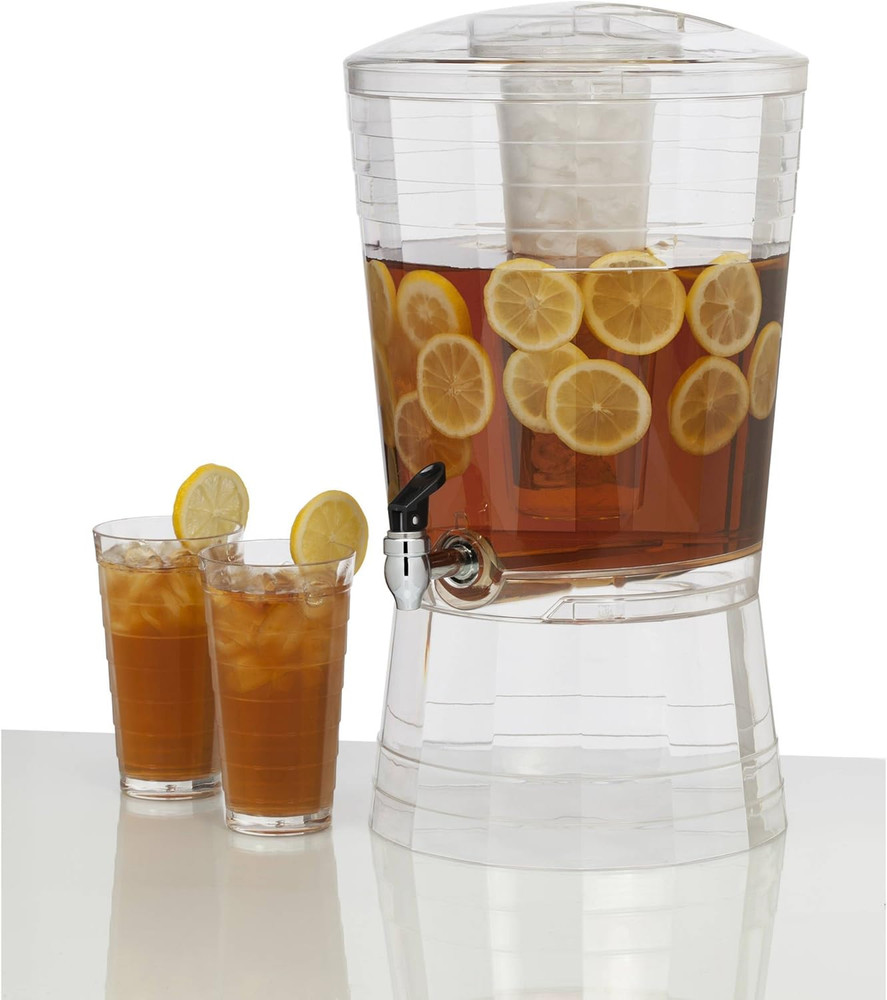 Creativware 3-Gallon Mosaic Beverage Dispenser, Clear
