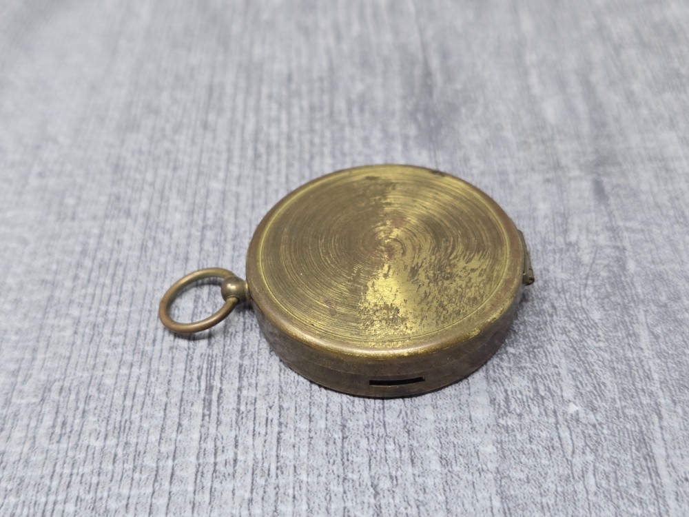 Vintage German Brass Pocket Compass WWII