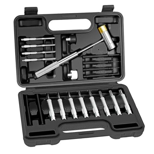 Punch Set, Punch Tools, Roll Pin Punch Set, Made of Solid Without Bench Block