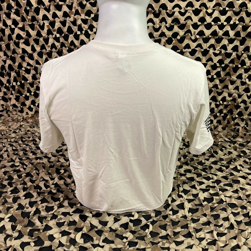 NEW First Strike T-Shirt - Vin White - Medium