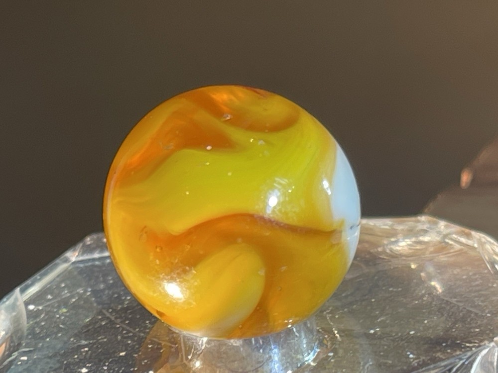 AKRO AGATE CORKSCREW Egg Yoke Shooter MARBLE
