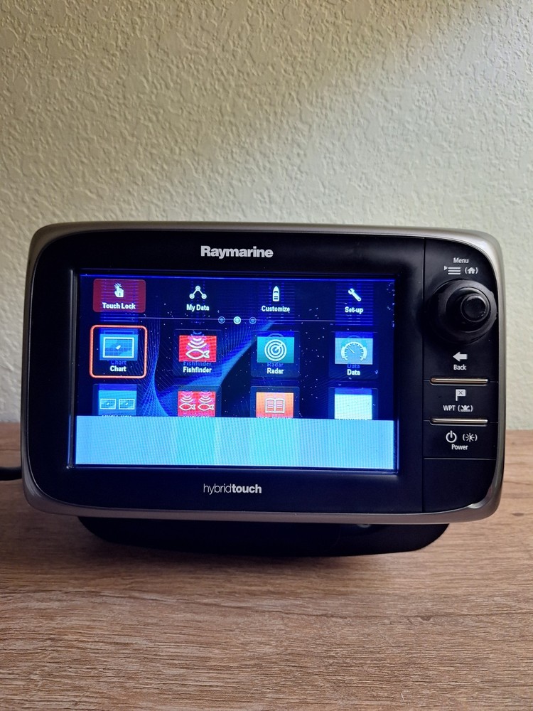 Raymarine E7 Hybridtouch 7" Touchscreen Gps Fishfinder Chartplotter MFD