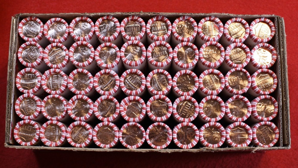 Mixed Date D mint Lincoln Shield Cent Penny 50 Coin roll UNC rolls READ DESCRIPT