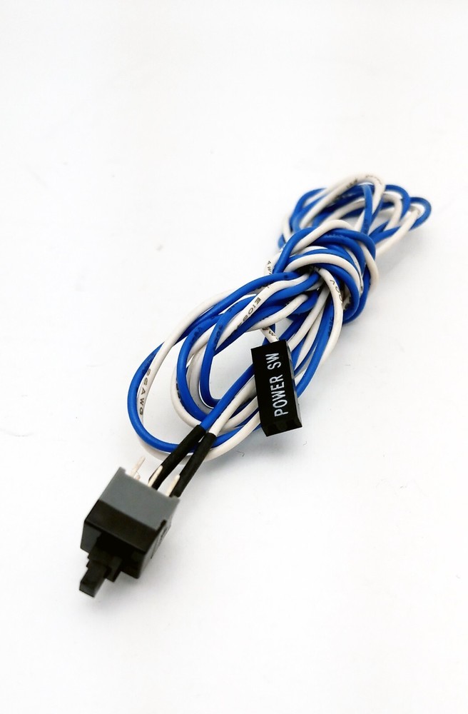 2pack: PC Case Front Panel ATX Motherboard Push Button On/Off Power Switch Cable