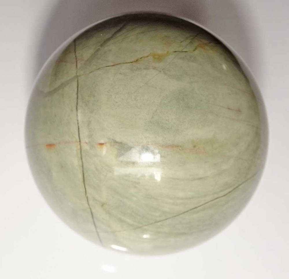 Silver Leaf Jasper 35mm Sphere sc781b