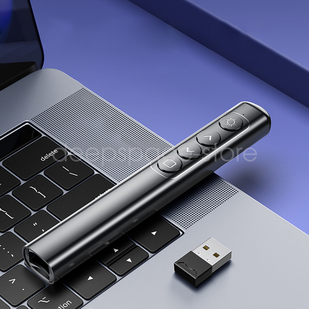 Wireless Presenter Powerpoint Presentation Clicker Remote Control Laser Pointer