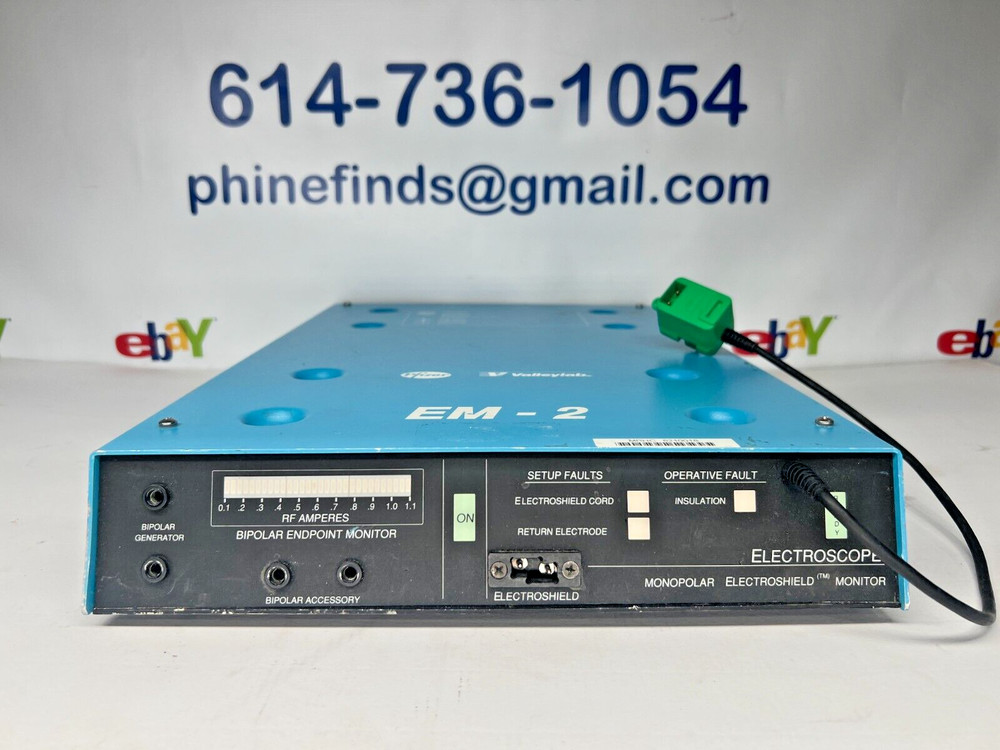 Valleylab EM-2 Electroscope Monopolar Electroshield Monitor