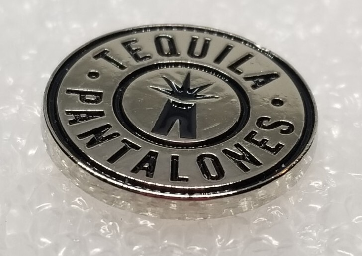 Pantalones Tequila Silver Tone Lapel Hat Pin