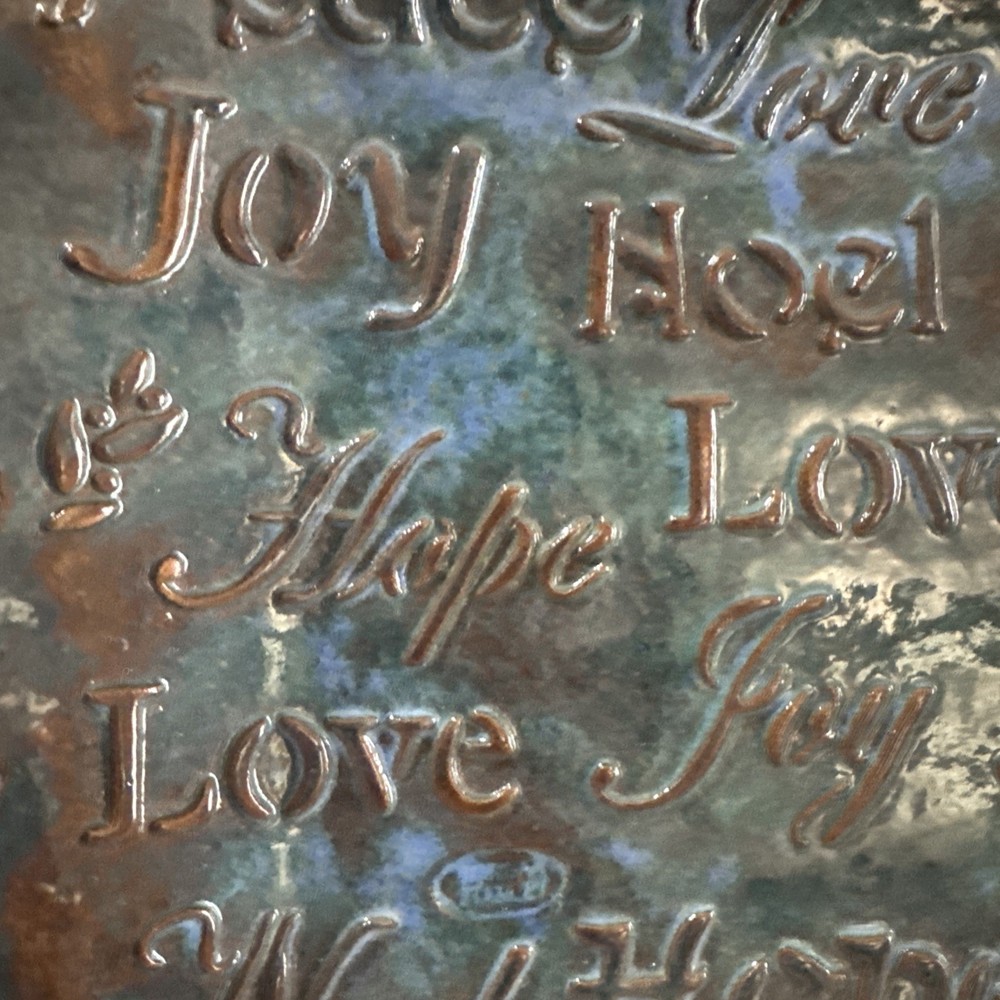 Studio Pottery Christmas Tray Plate