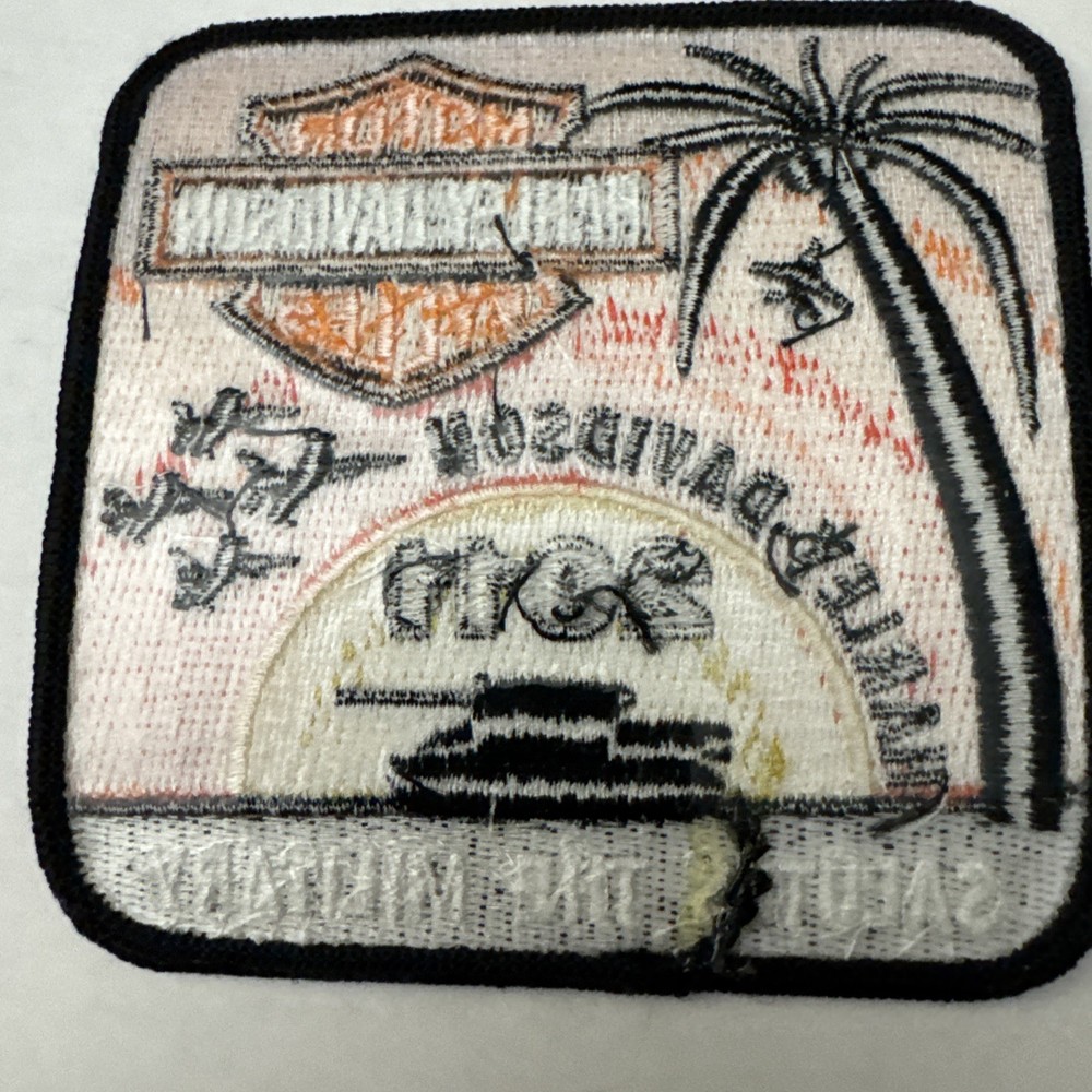 HARLEY DAVIDSON MILITARY PATCH NEW 3 3/4X3 3/4