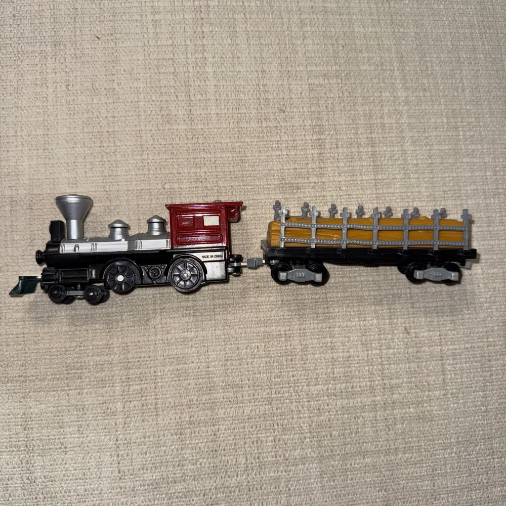 c & c railways train engine open box used - read description
