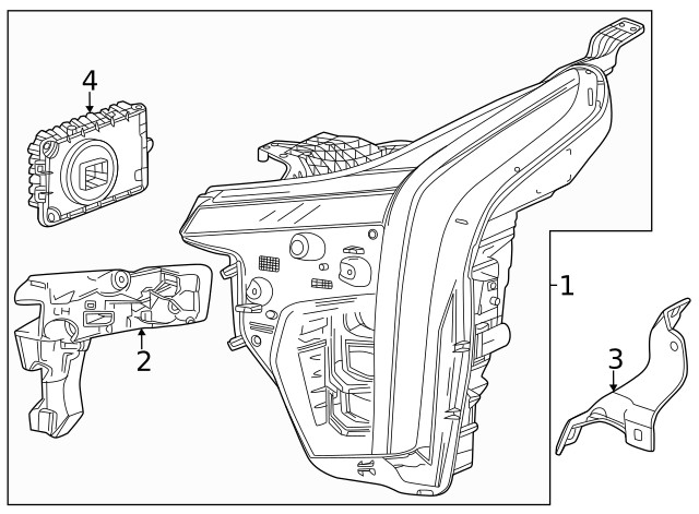 Genuine GM Rear Bracket 42828520