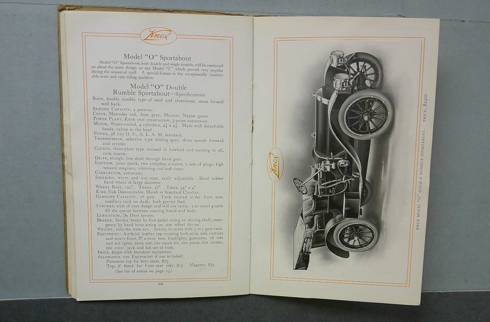 1909 Knox Sales Catalog