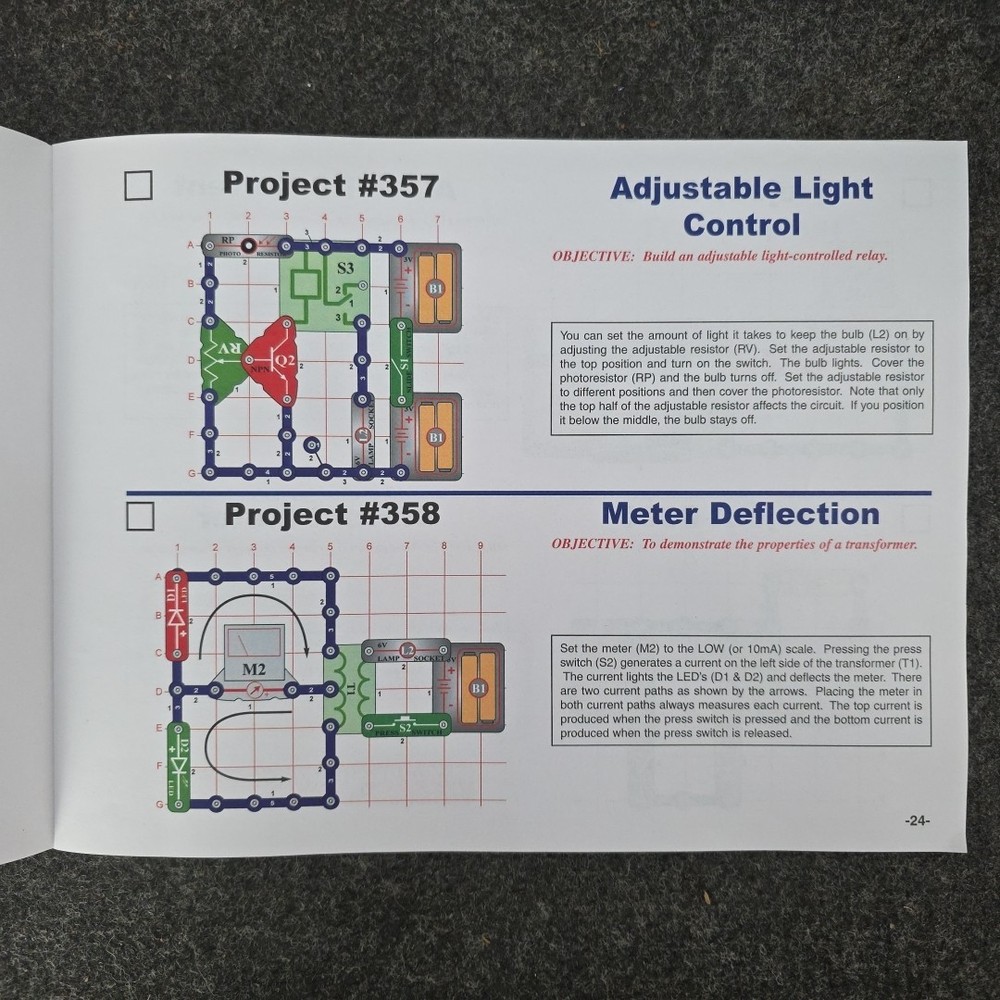 3- ELENCO Snap Circuits Instruction Books Projects (3) And Experiments (1)