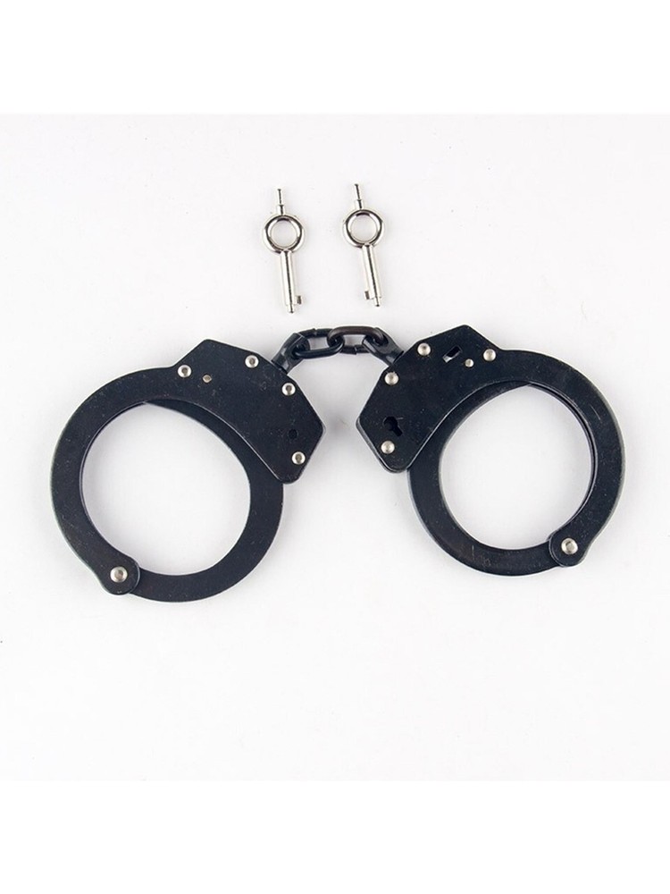 Professional Police Handcuffs Hinged Double Lock Pro-Cuff Speedcuff Quickcuff