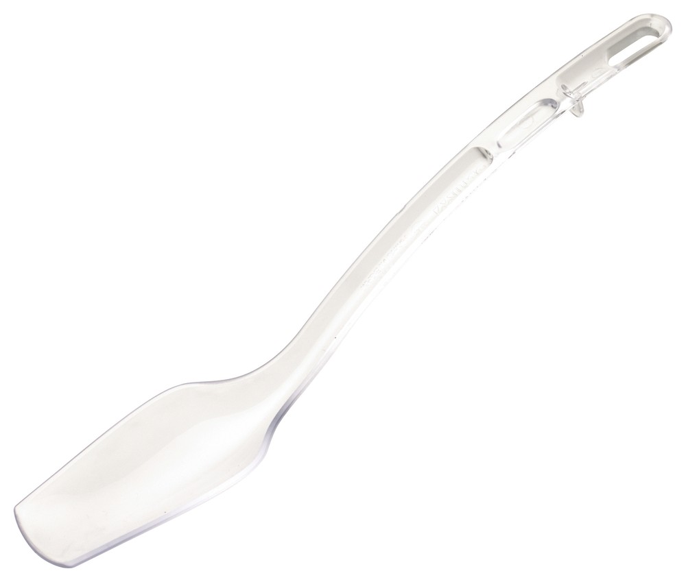 10" Buffet Spoon, 3/4oz, Clear, PC, Curve (12 Each)