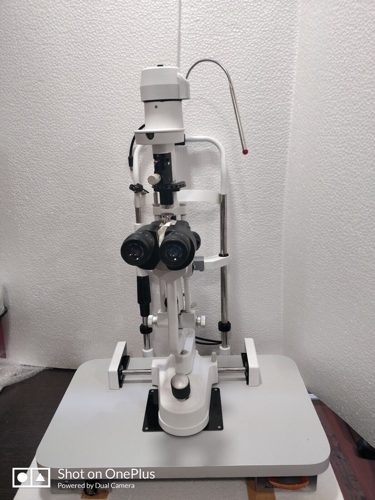 Biomicroscope 3 Step Slit Lamp Microscope With Beam Spilter