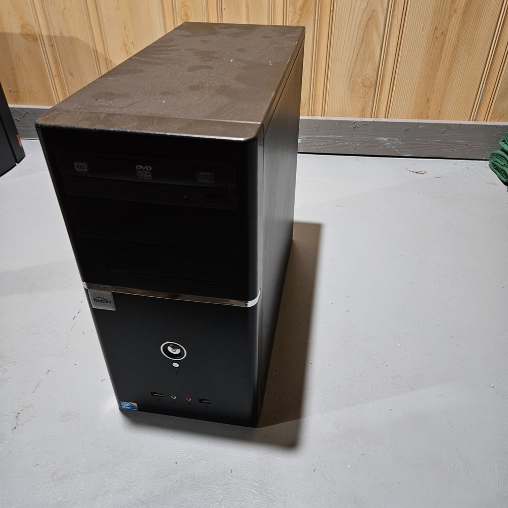 Black Nobilis Retro PC Case Empty Case