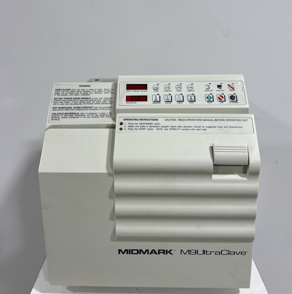Midmark M9 Autoclave Steam Sterilizer.