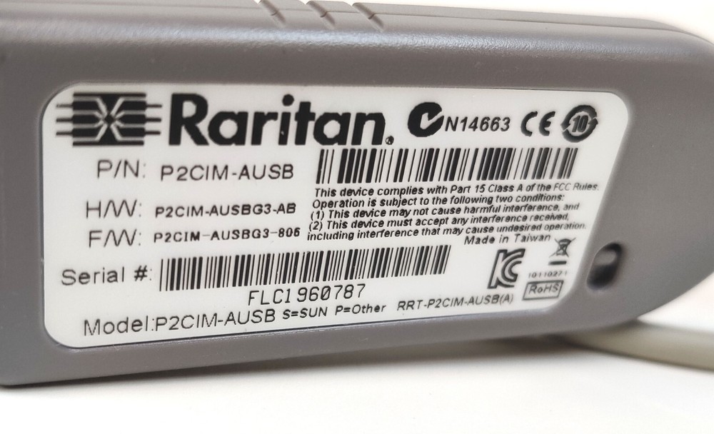 10pcs Raritan Paragon II Computer Interface Module P2CIM-AUSB USB KVM Extender