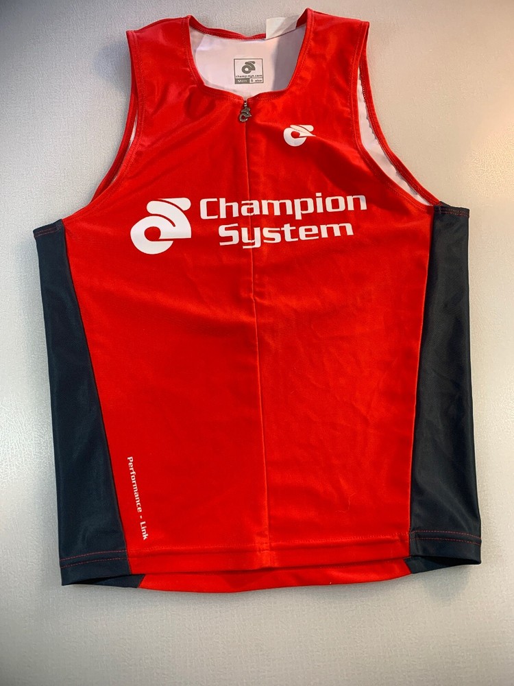 Champion System Mens Performance Link Tri Triathlon Top Small S (6545-1)