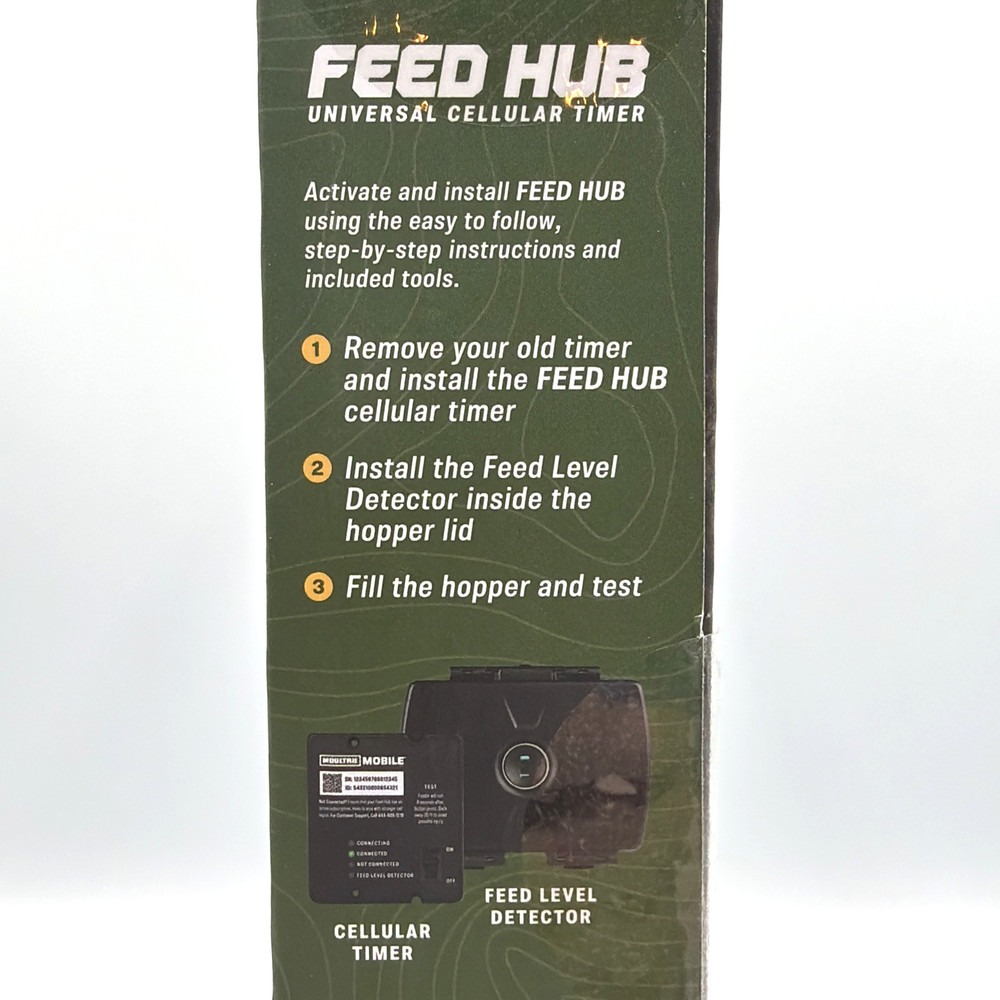 Moultrie Feed Hub - Universal Cellular Timer - Feed Level Detector **NEW**