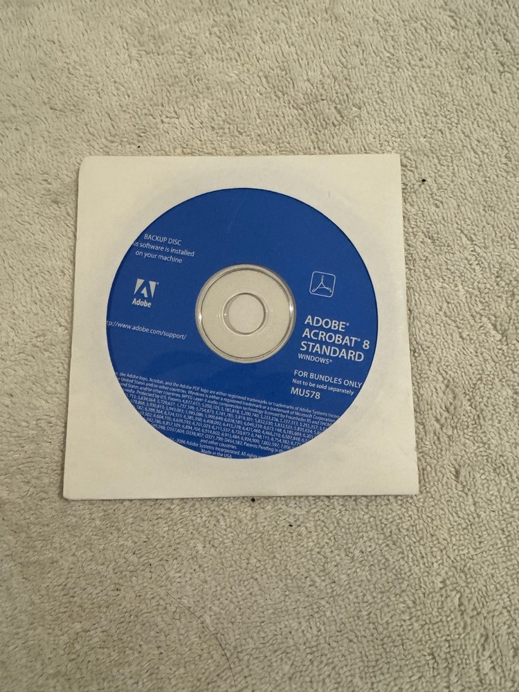 Adobe Acrobat 8 Standard for Windows - VERY GOOD CONDITION - WITH SERIAL #!!!!