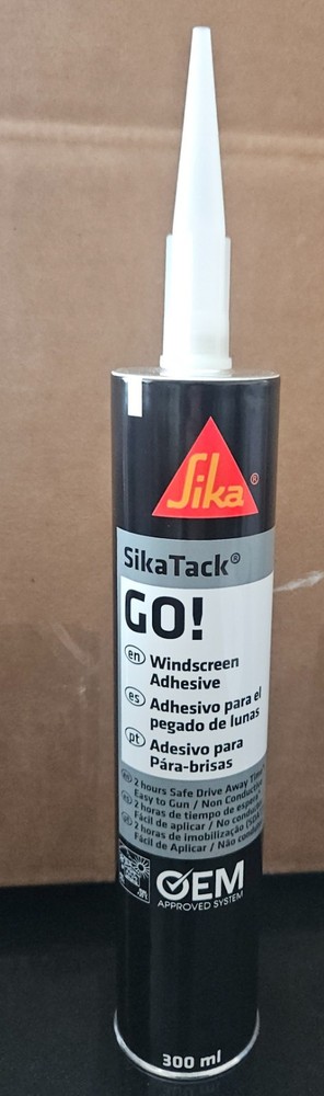 SIKA TACK GO! WINDSHIELD GLUE OEM APPROVED SYSTEM 300ml