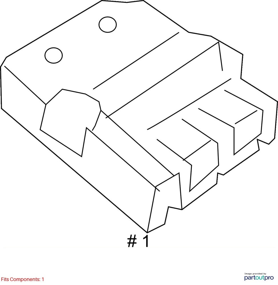 17 DODGE RAM 1500 SRS BAG MODULE REGULAR CAB 68303217AA