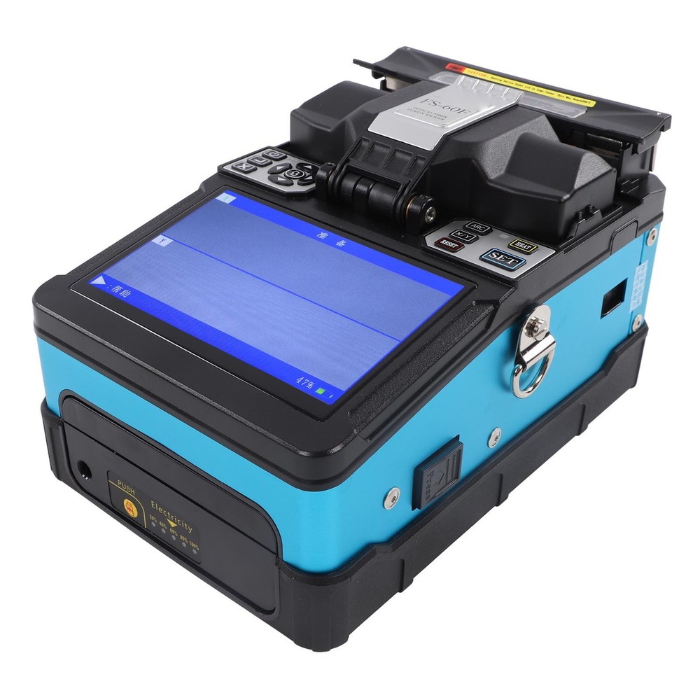 Fusion Splicer Machine Automatic Optical Fiber Cleaver Welding Toolbox Tool Kit