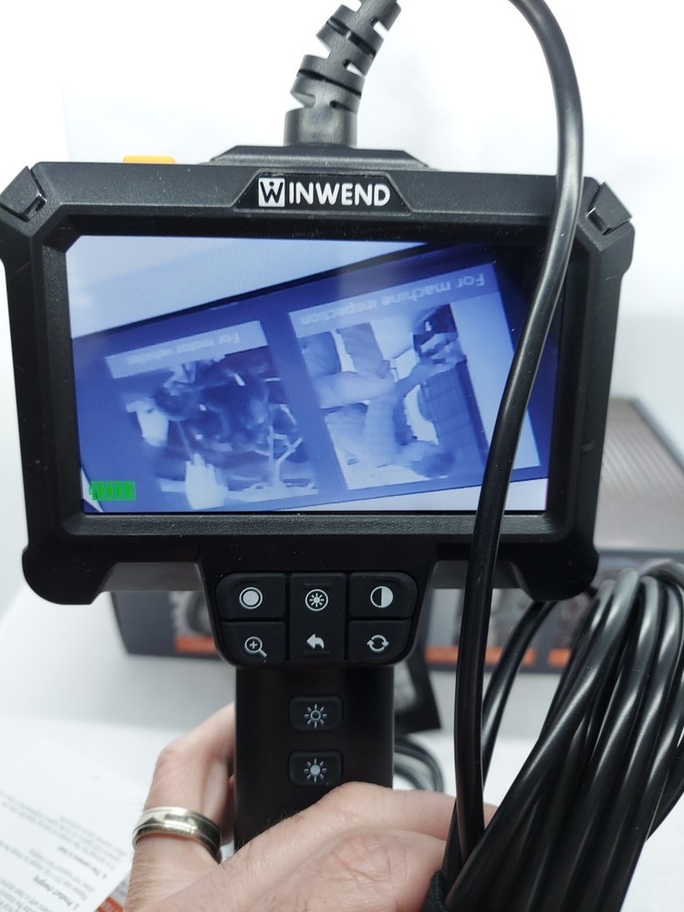 Endoscope Camera with Light - 4.3'' IPS Screen 1080P HD Borescope